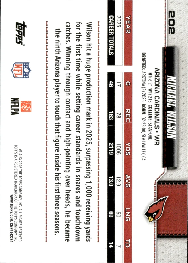 Michael Wilson card back