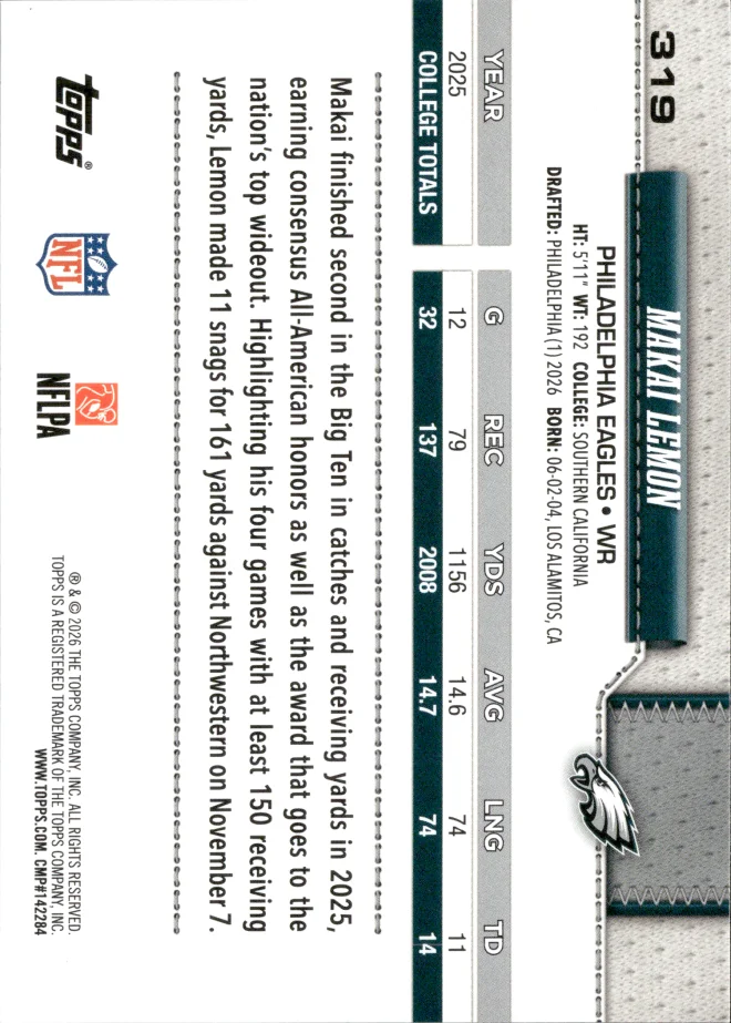 Makai Lemon card back