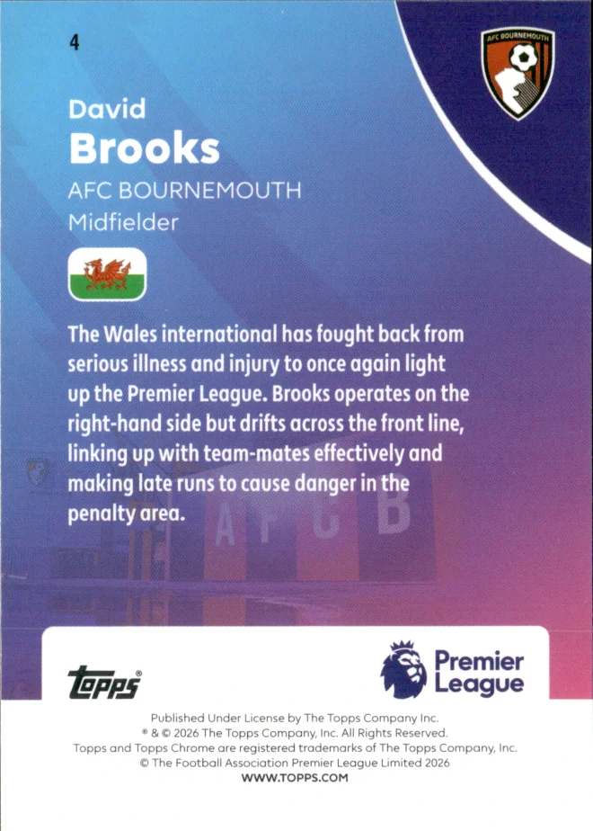 David Brooks card back