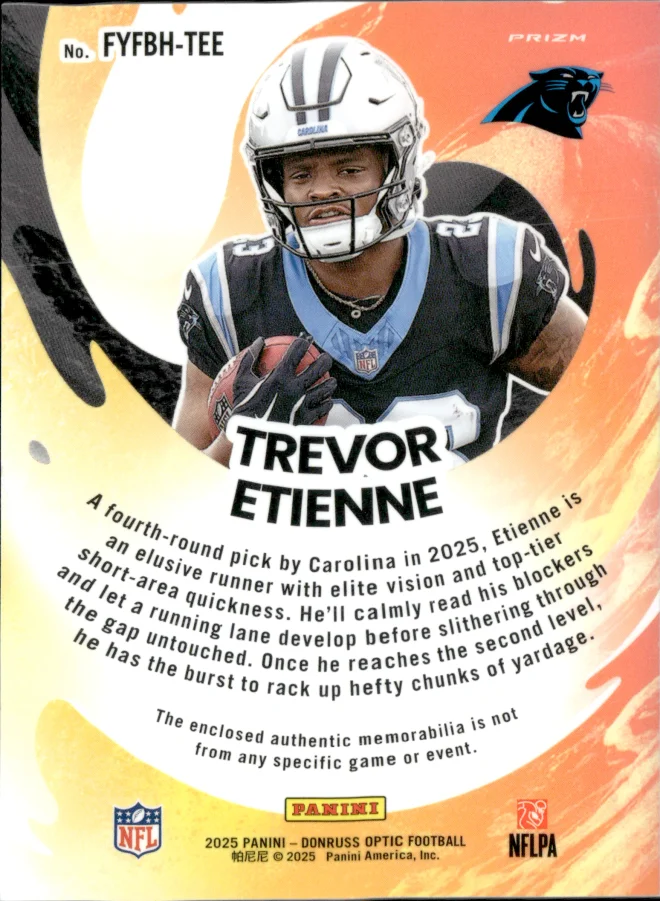 Trevor Etienne card back