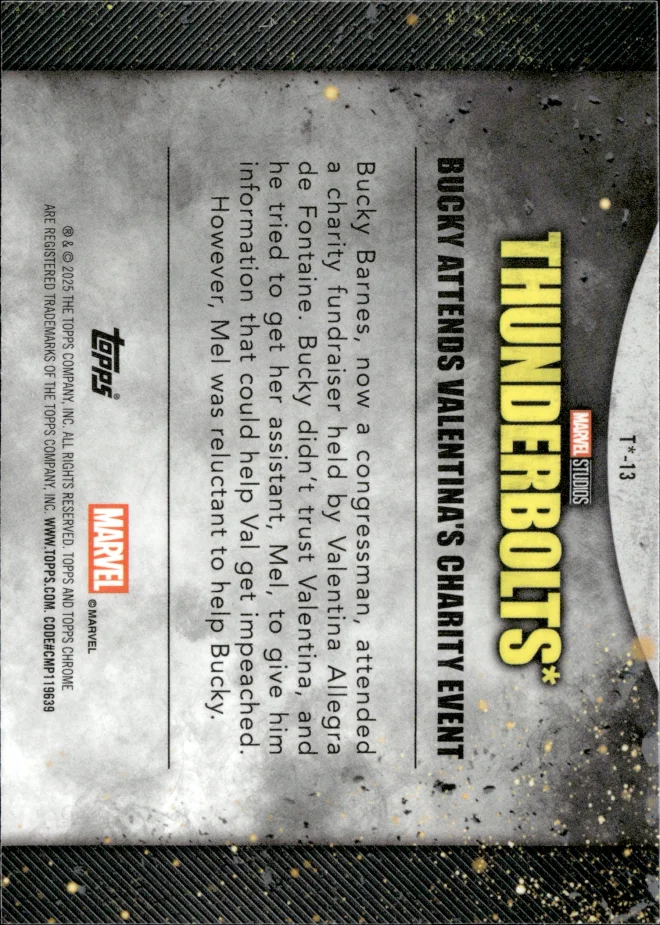 Bucky Barnes card back