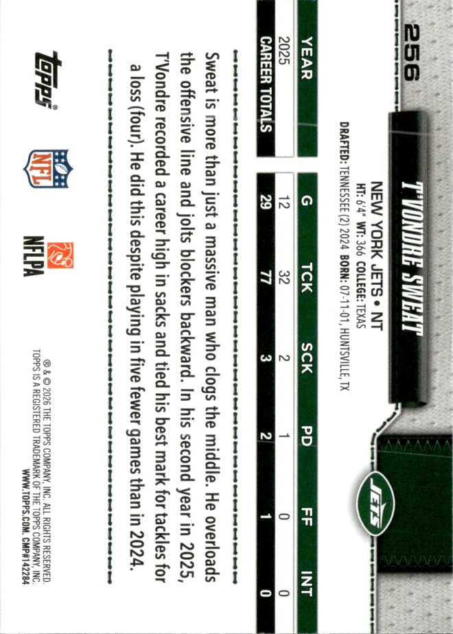 T'Vondre Sweat card back