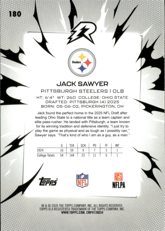 Jack Sawyer card back