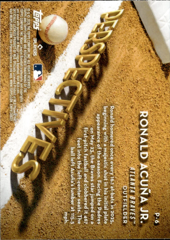 Ronald Acuña Jr. card back