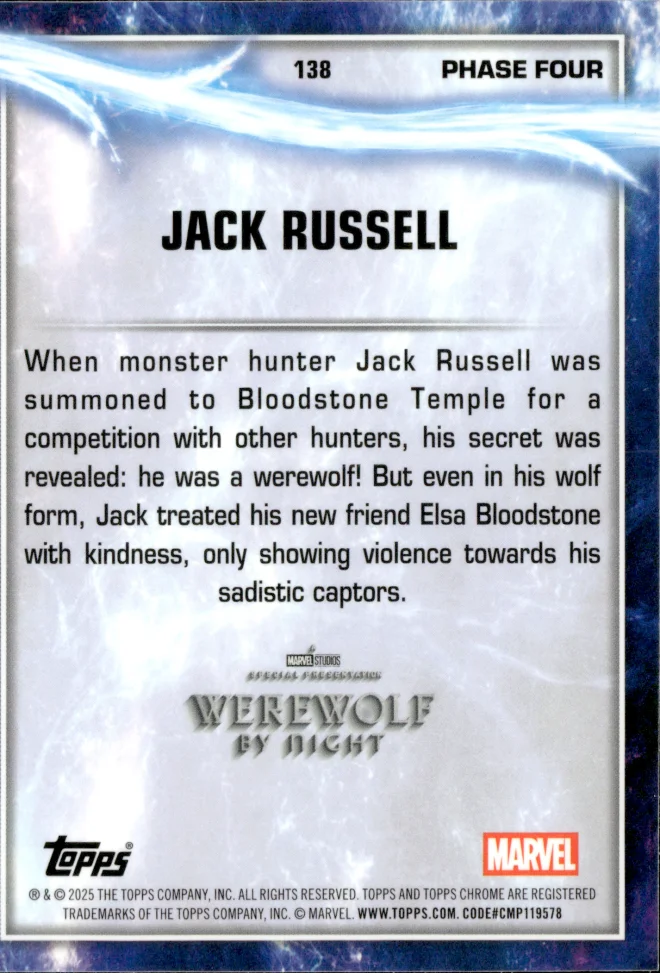 Jack Russell card back