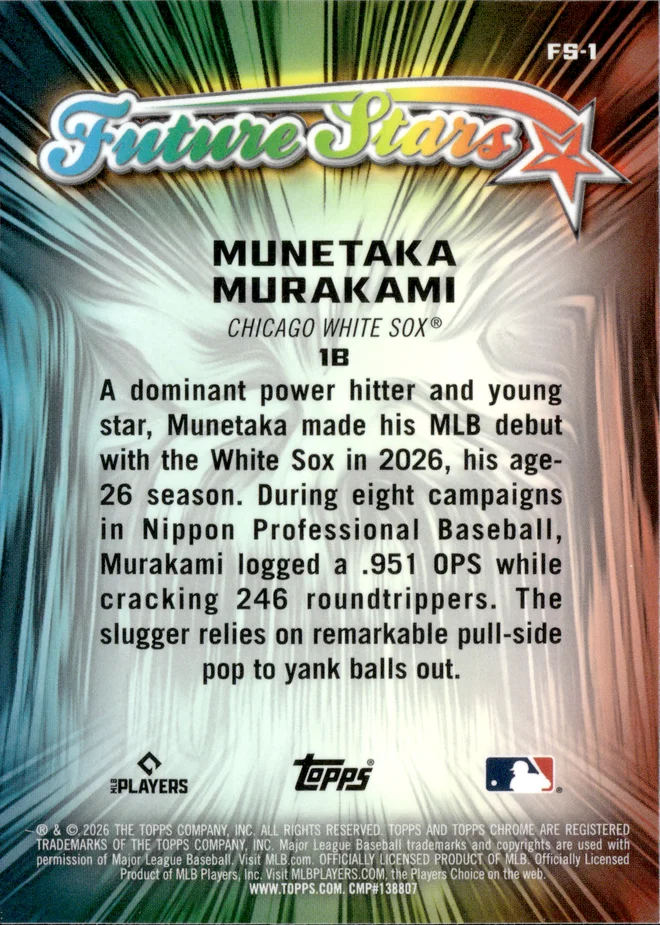Munetaka Murakami card back