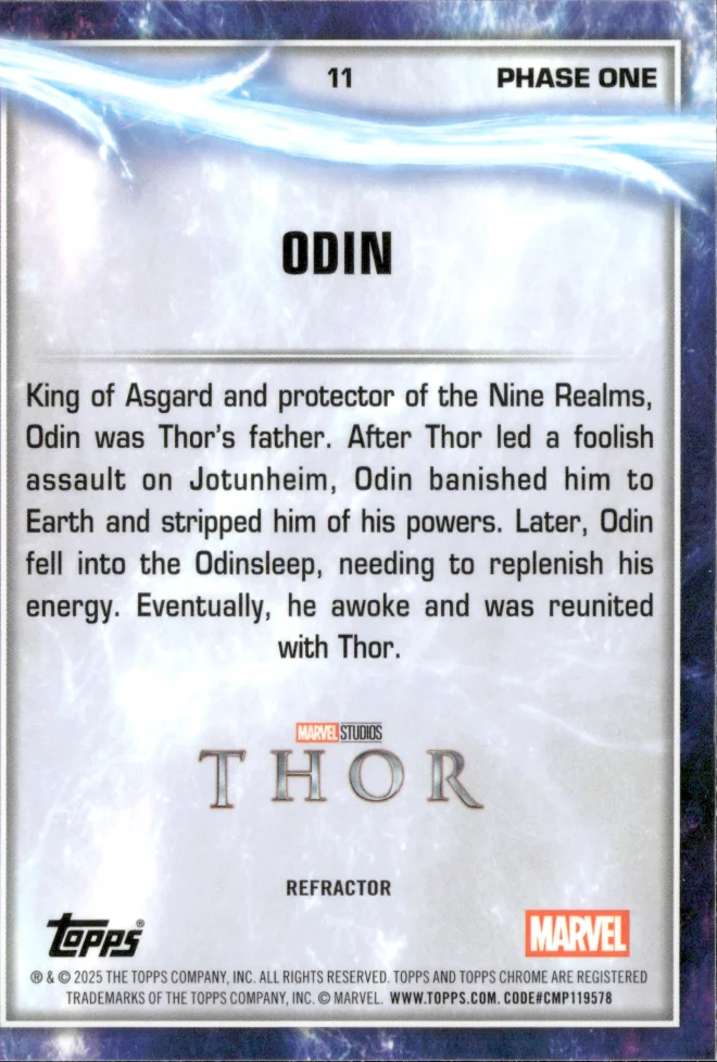 Odin card back