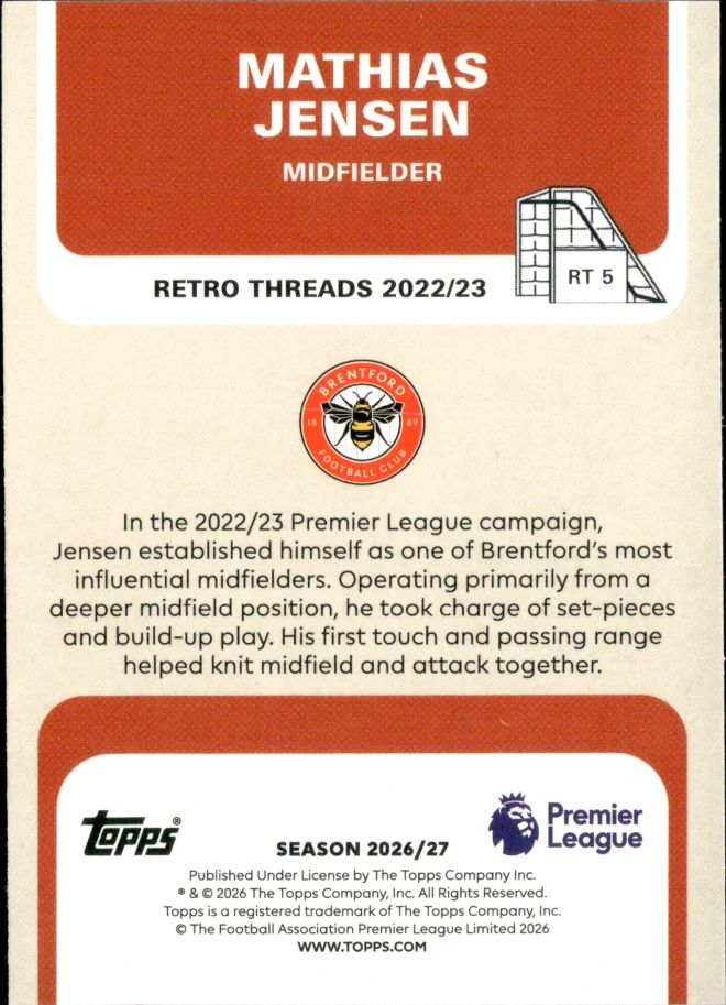 Mathias Jensen card back