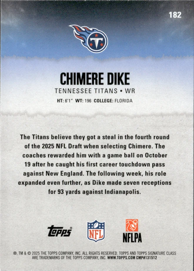 Chimere Dike card back