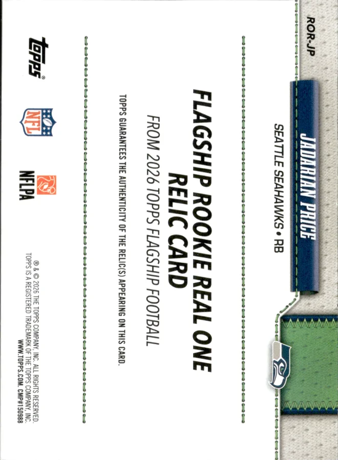 Jadarian Price card back