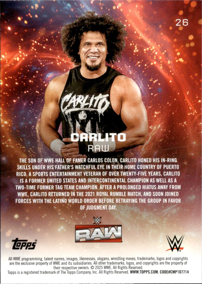 Carlito card back