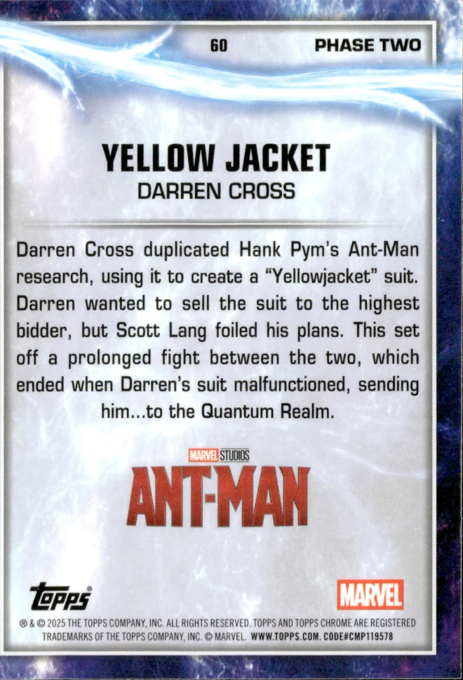 Darren Cross card back
