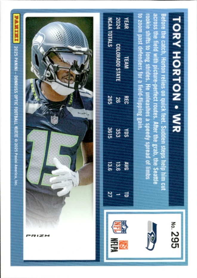 Tory Horton card back