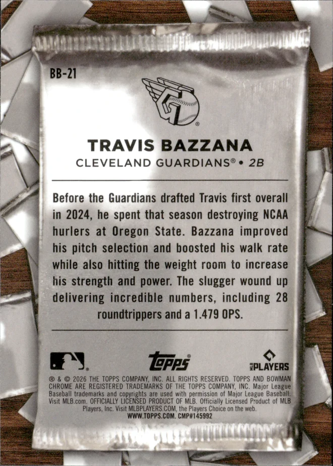 Travis Bazzana card back