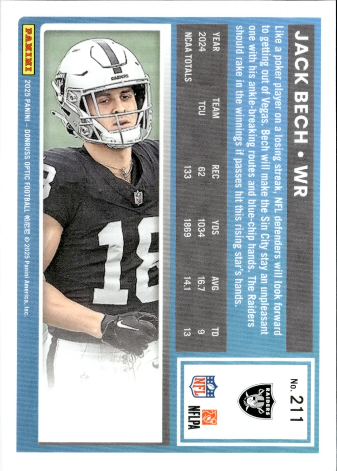 Jack Bech card back