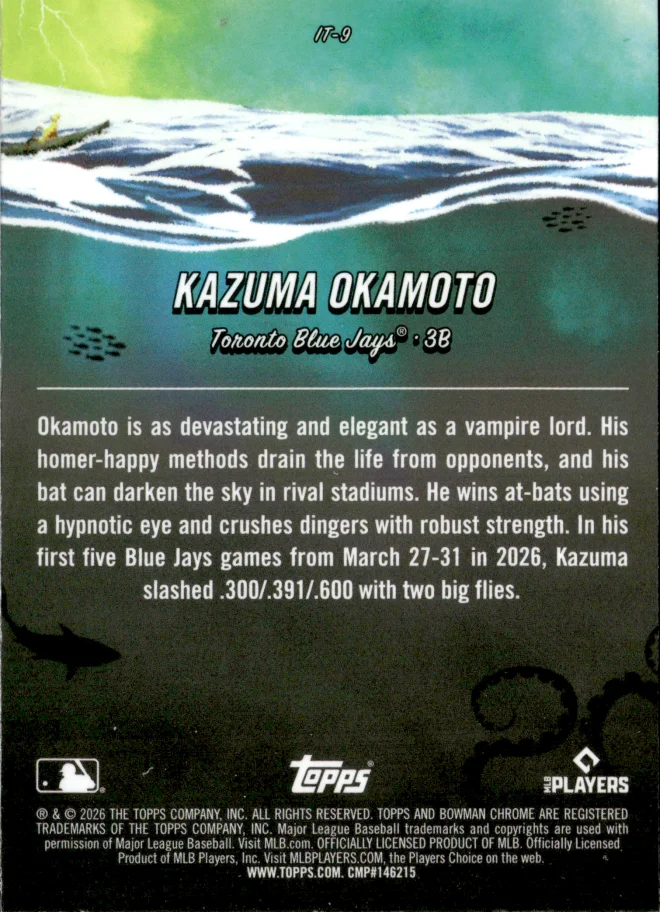 Kazuma Okamoto card back