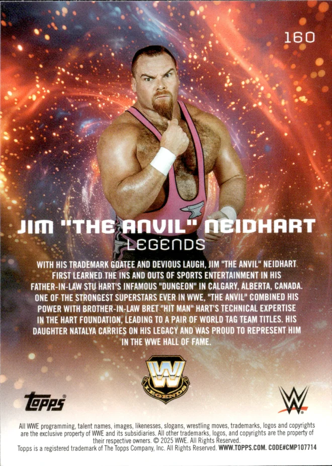 Jim Neidhart card back