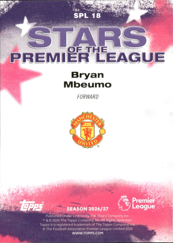 Bryan Mbeumo card back