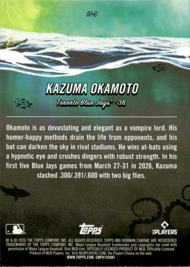 Kazuma Okamoto card back