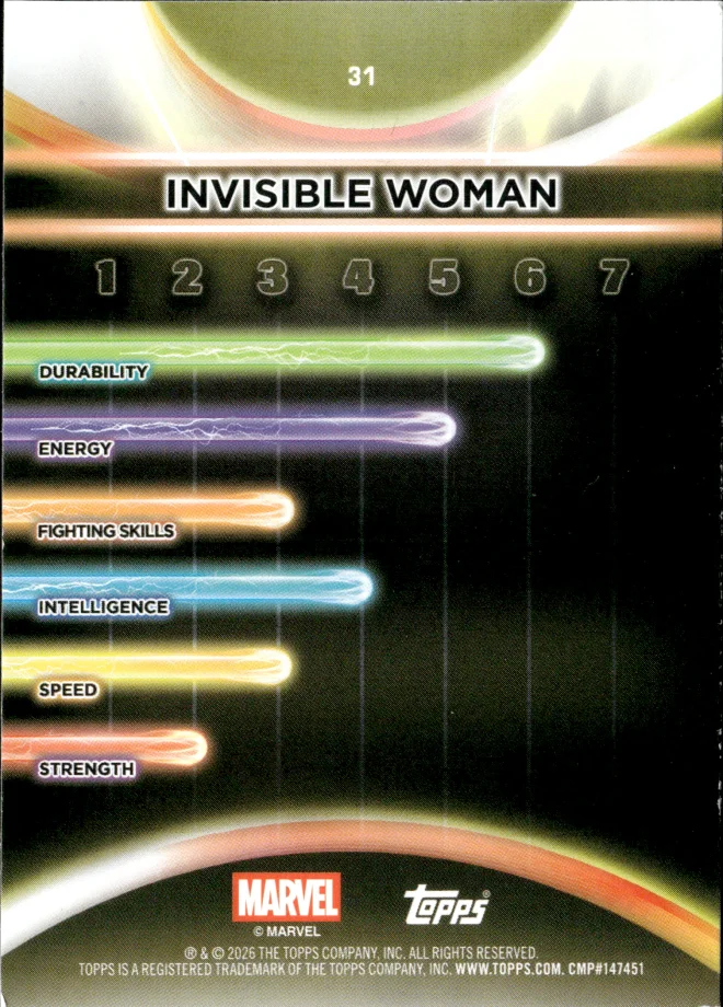 Invisible Woman card back