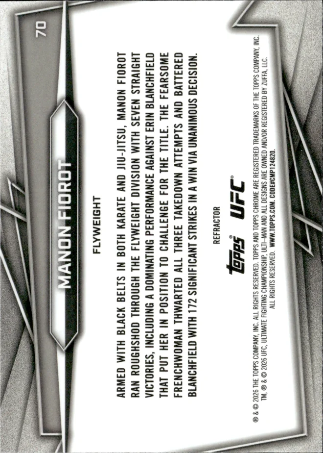 Manon Fiorot card back