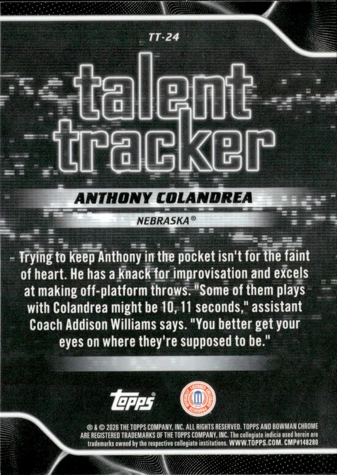 Anthony Colandrea card back