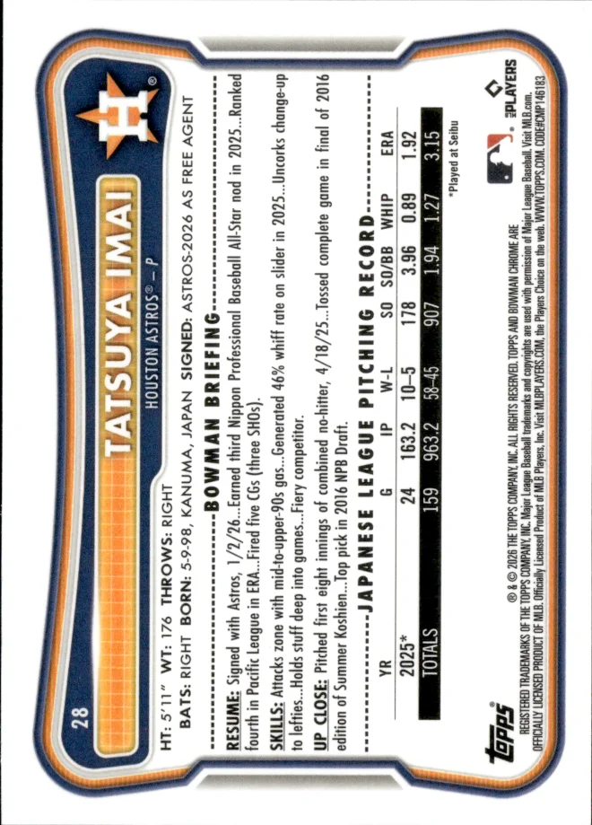 Tatsuya Imai card back