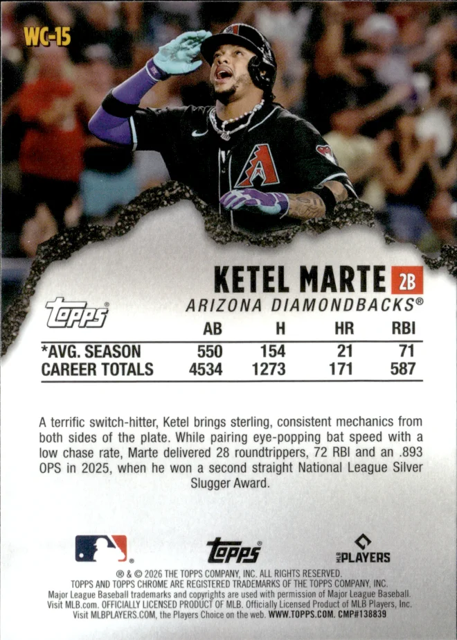 Ketel Marte card back