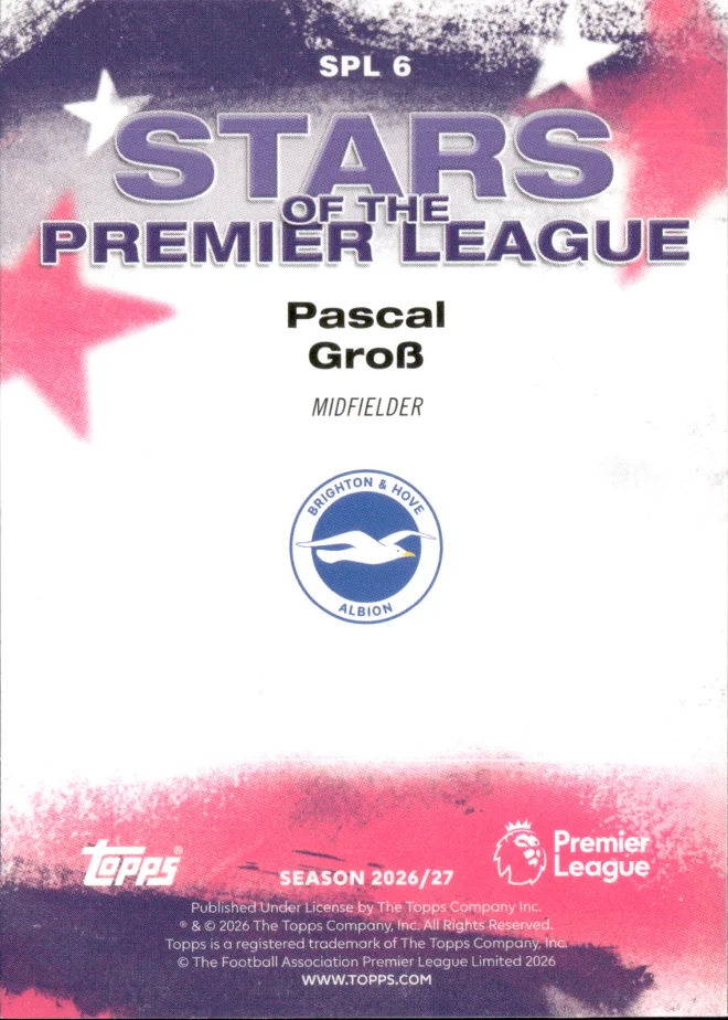 Pascal Groß card back