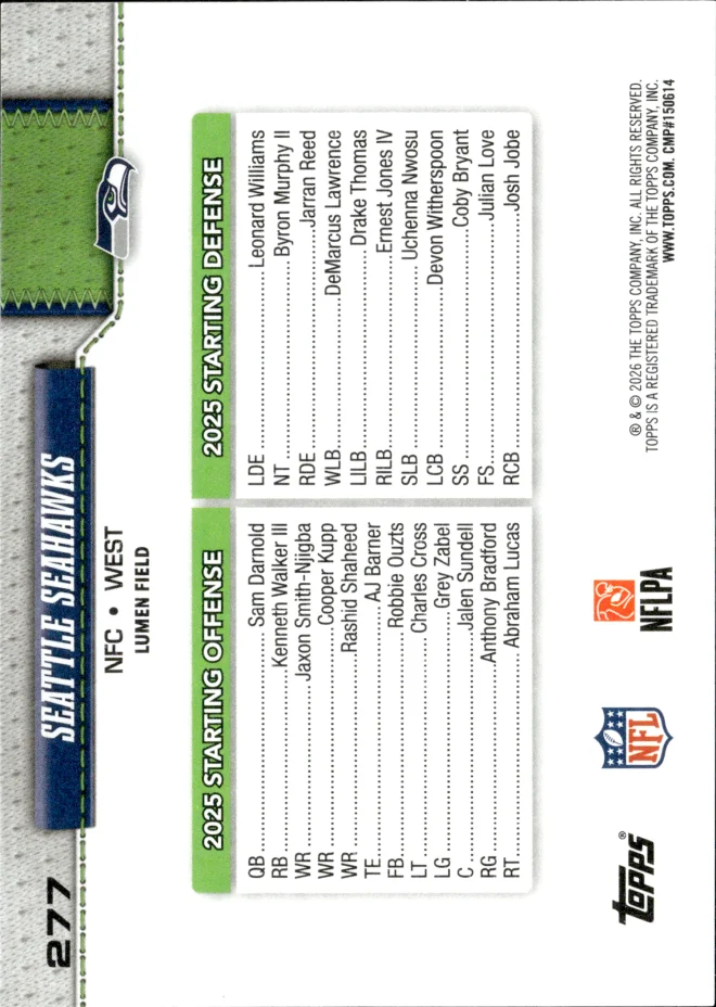 Card 5 card back