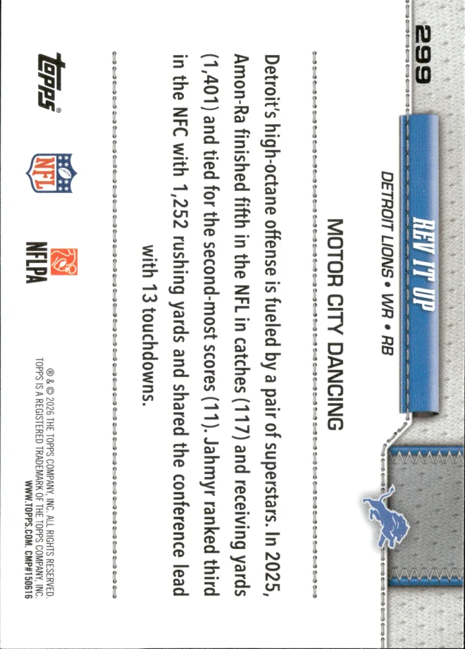 Motor City Dancing card back