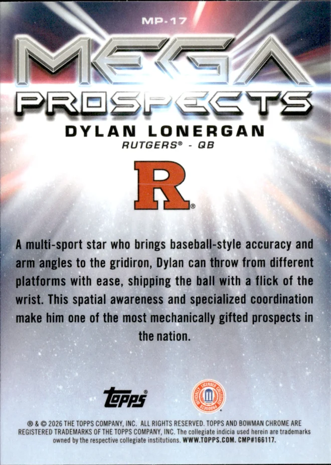 Dylan Lonergan card back
