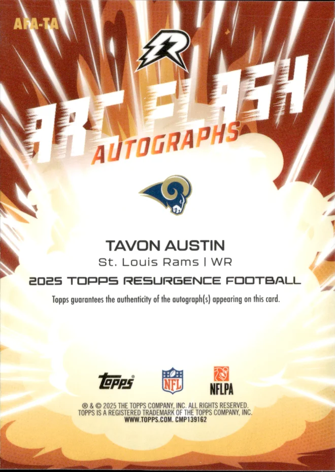 Tavon Austin card back
