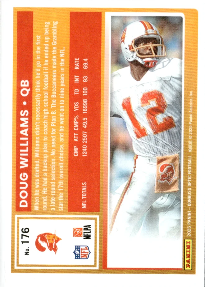 Doug Williams card back