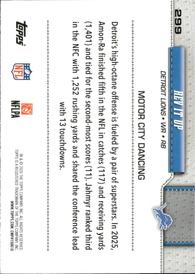 Motor City Dancing card back