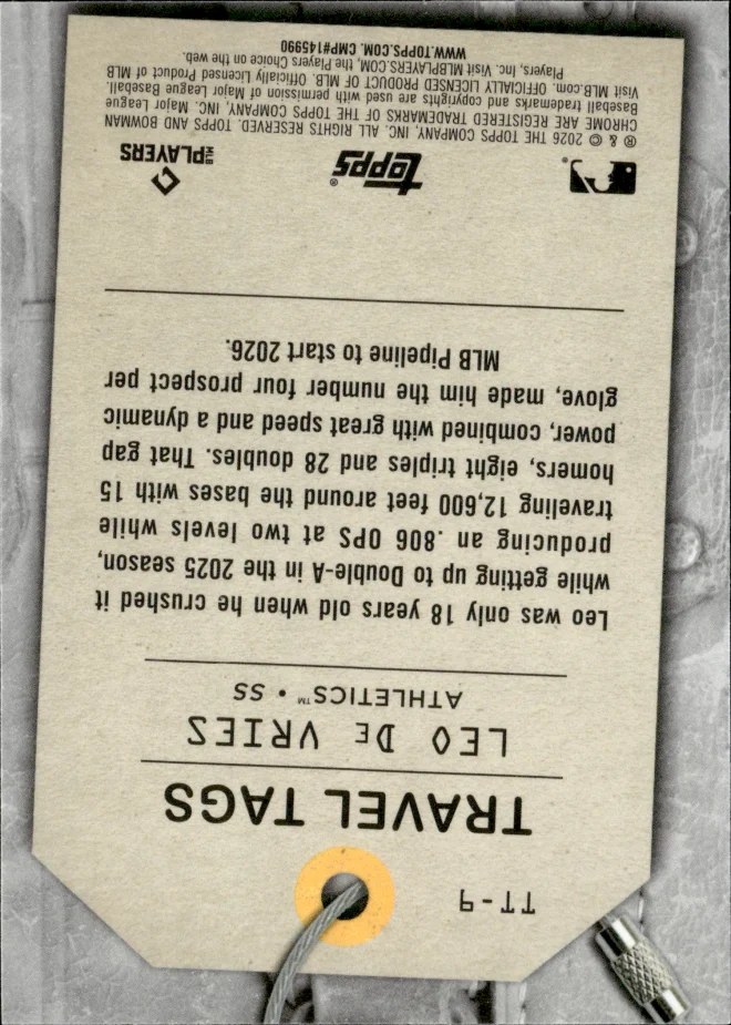 Leo De Vries card back