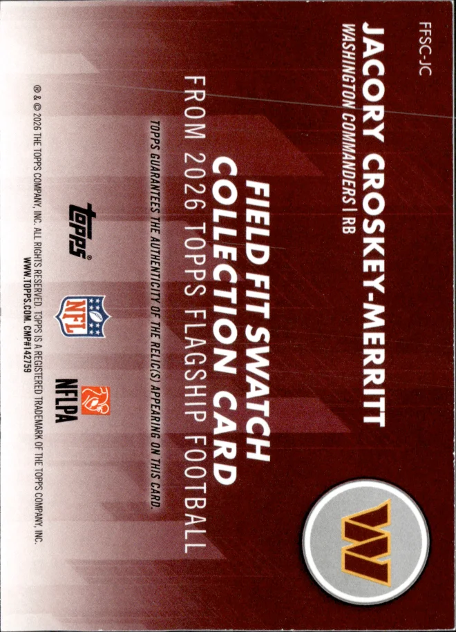 Jacory Croskey-Merritt card back