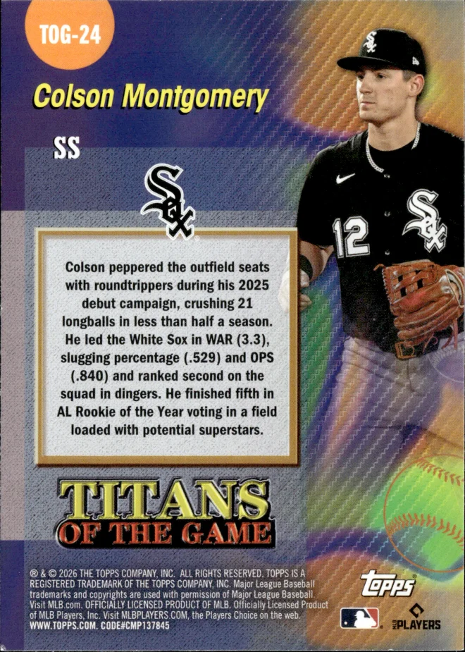 Colson Montgomery card back