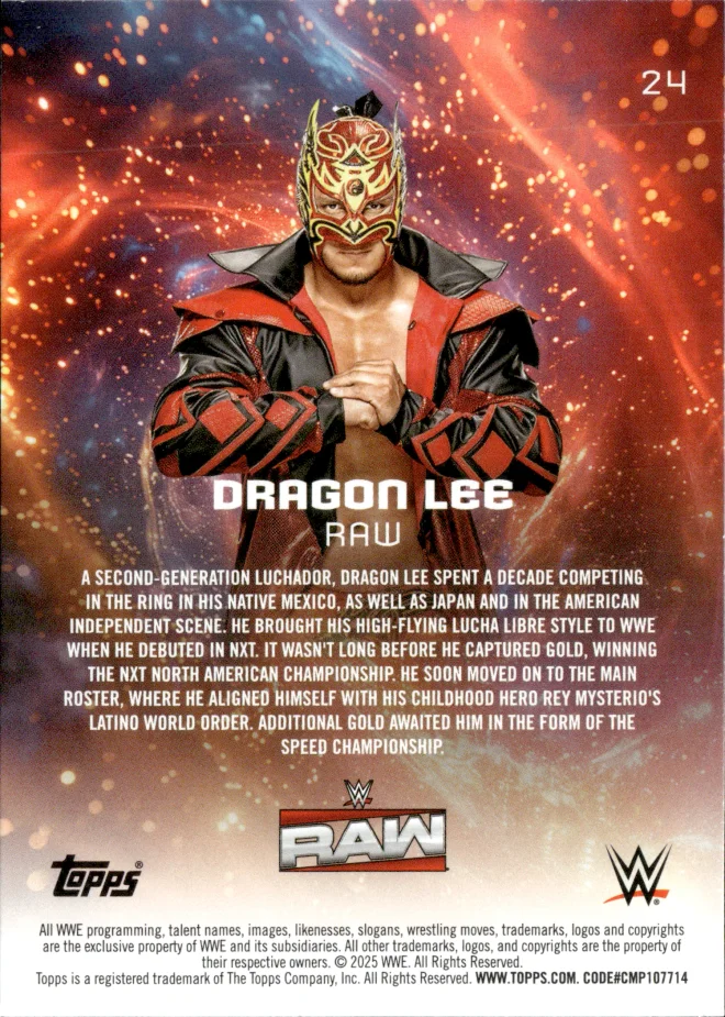 Dragon Lee card back
