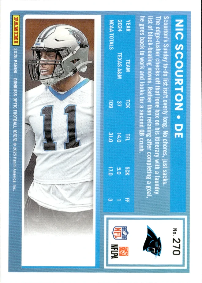 Nic Scourton card back