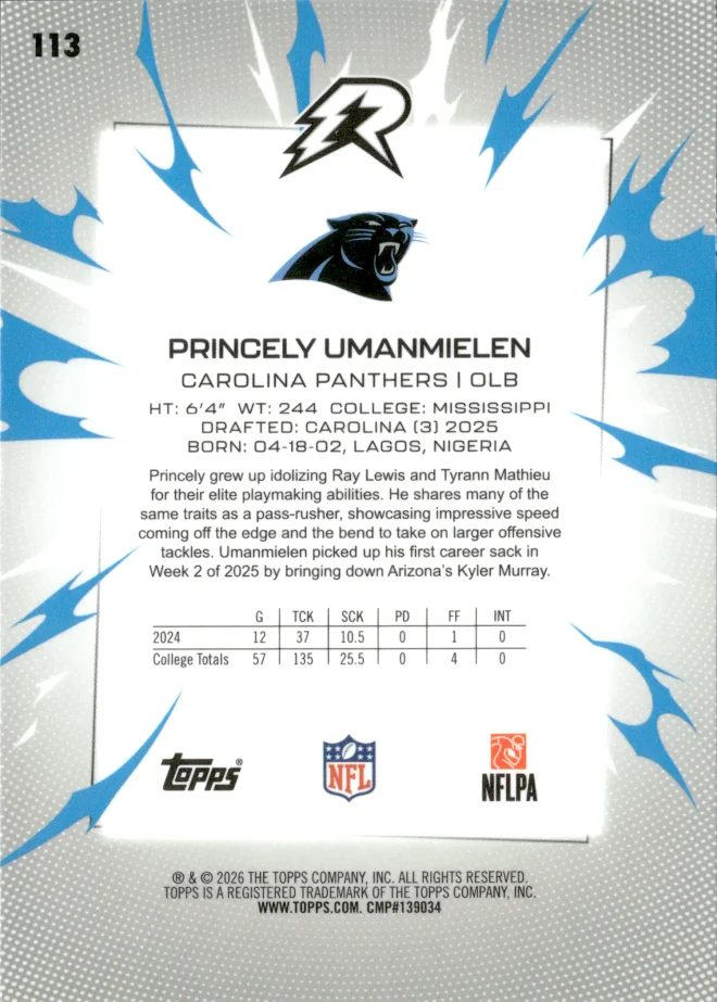Princely Umanmielen card back