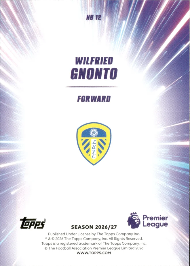 Wilfried Gnonto card back