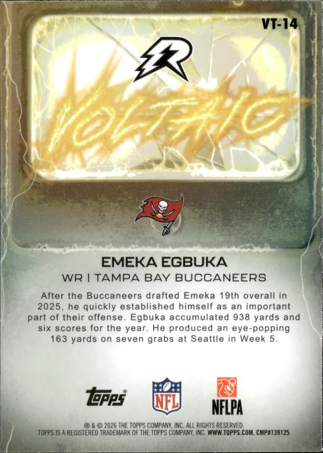 Emeka Egbuka card back