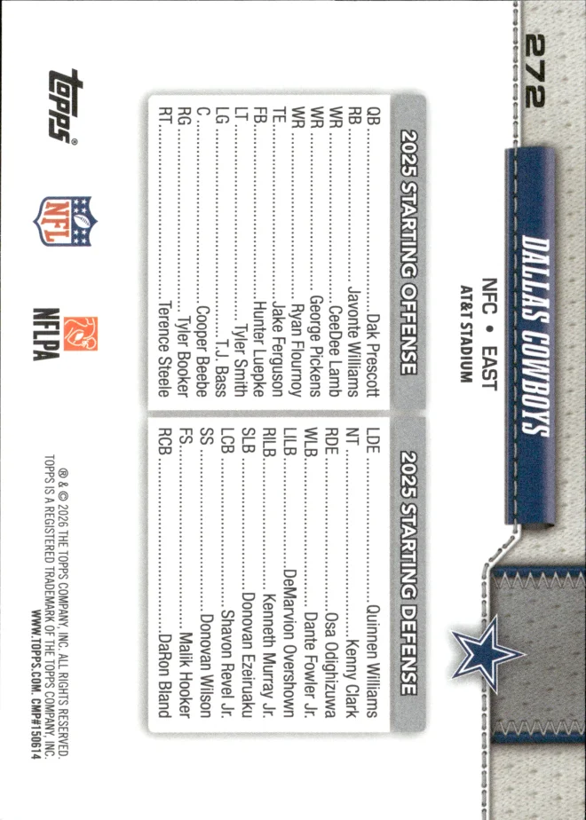 Card 8 card back