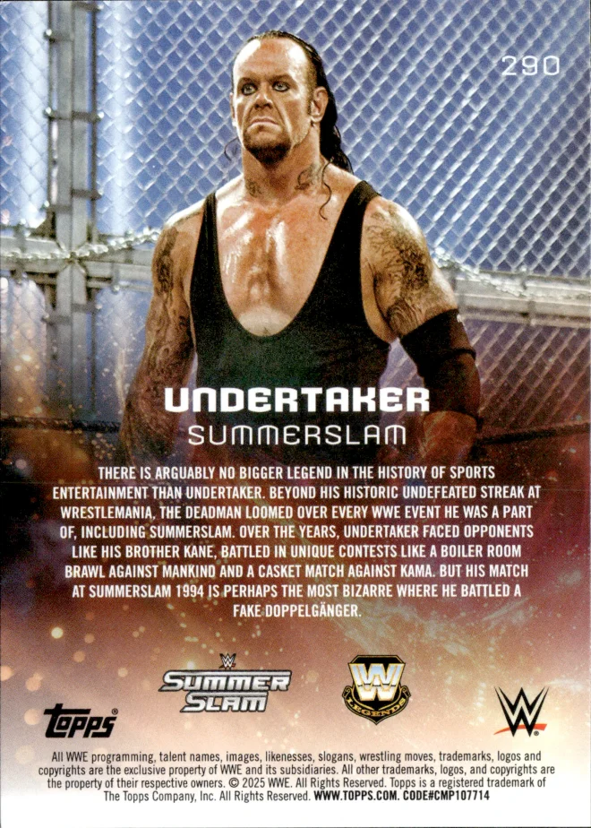 Undertaker card back