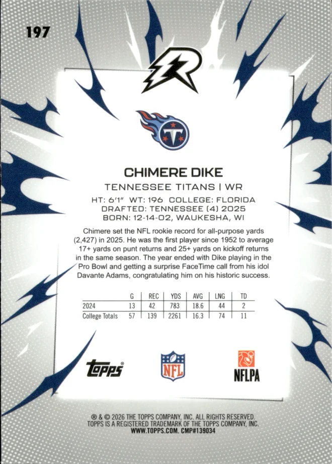 Chimere Dike card back