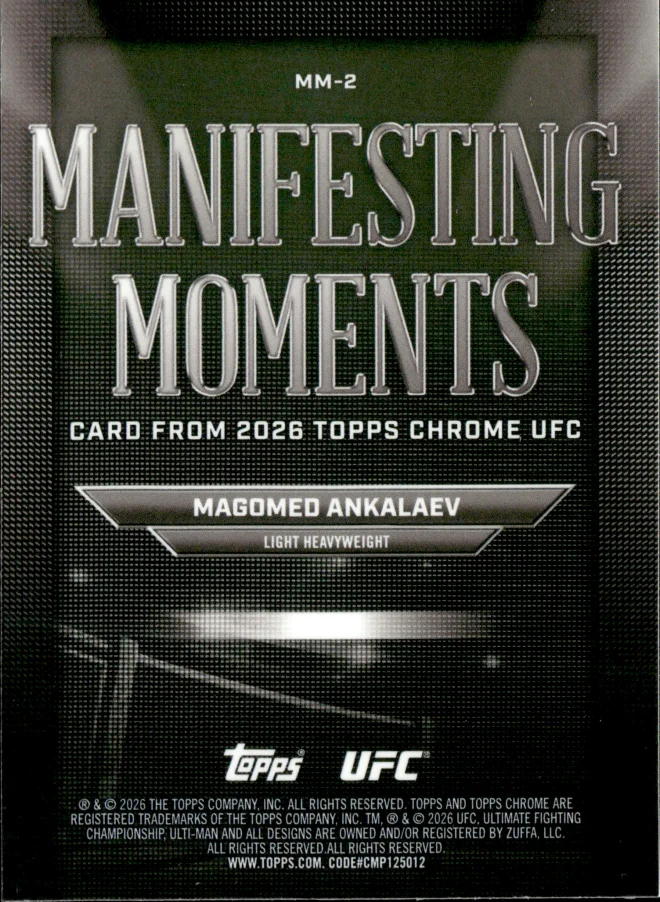 Magomed Ankalaev card back
