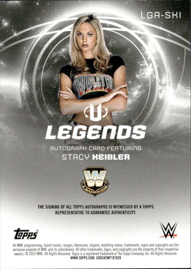 Stacy Keibler card back