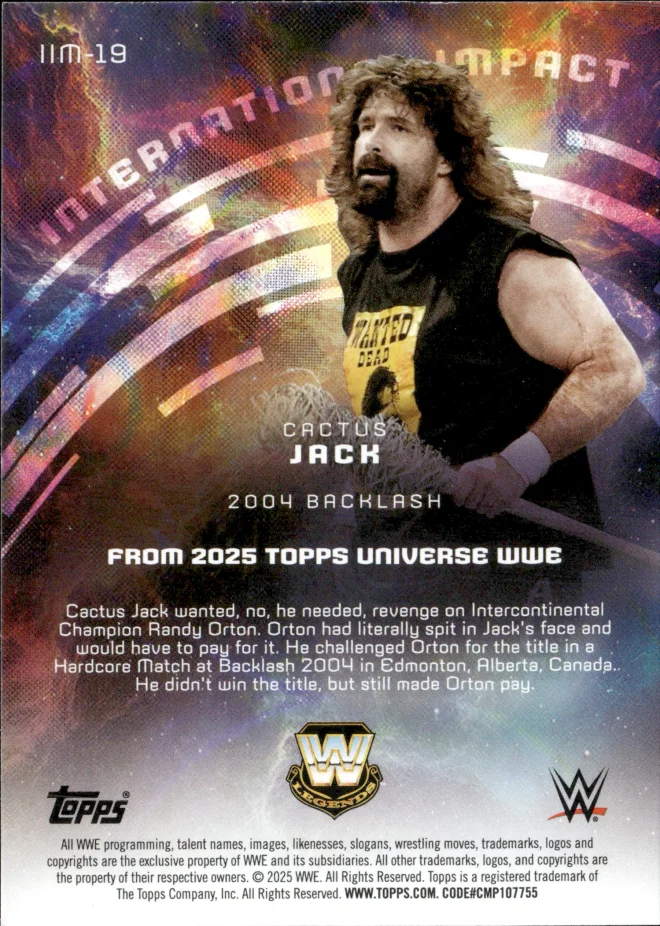 Cactus Jack card back