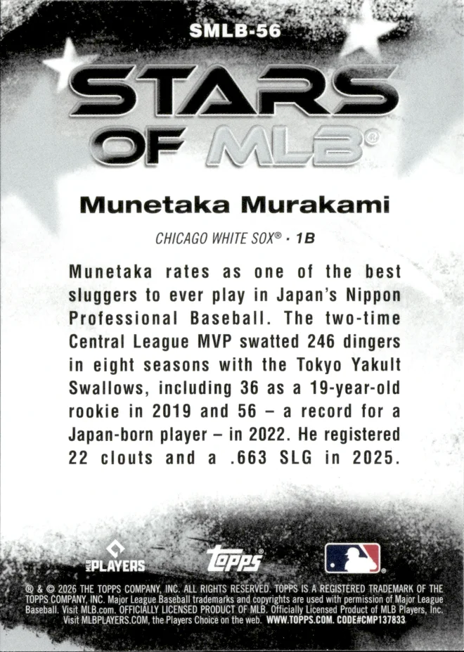 Munetaka Murakami card back